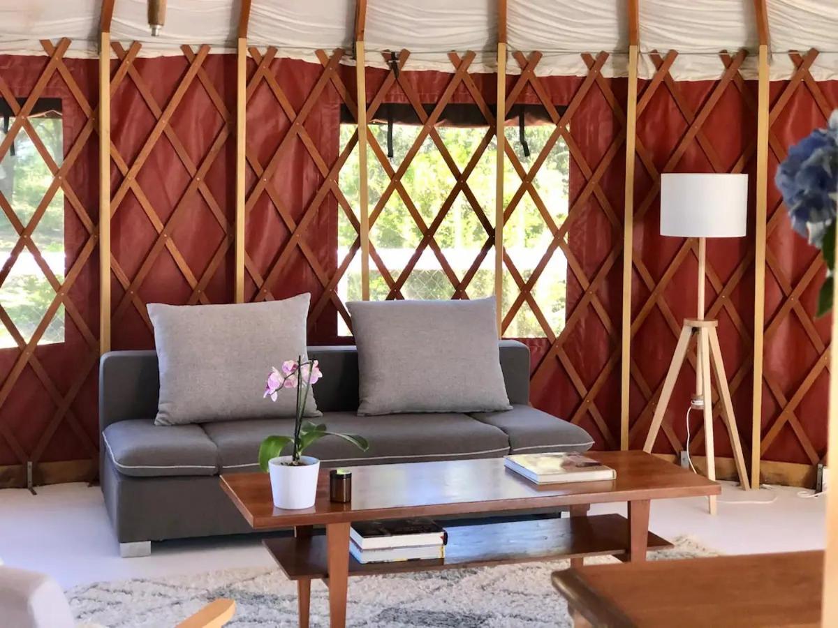 Byron Bay Hinterland Eco-Retreat Terracota Yurt view 4