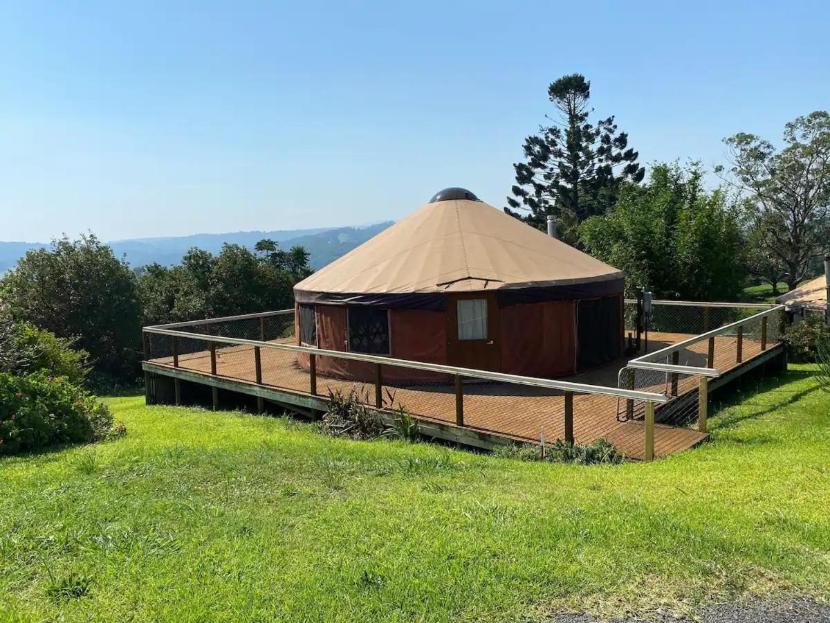 Byron Bay Hinterland Eco-Retreat Terracota Yurt view 5
