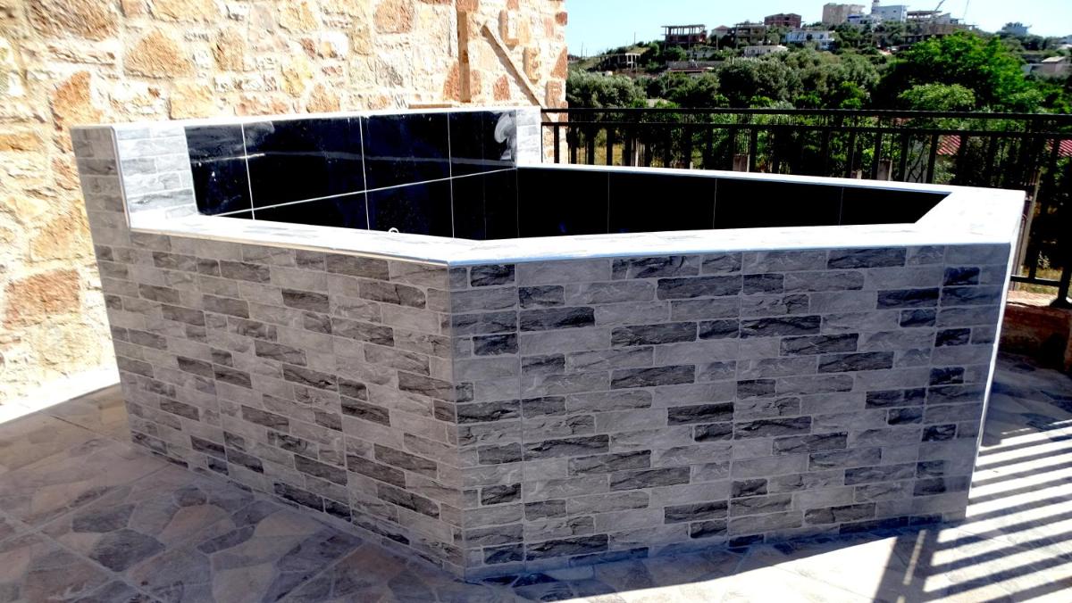 outdoor BBQ area