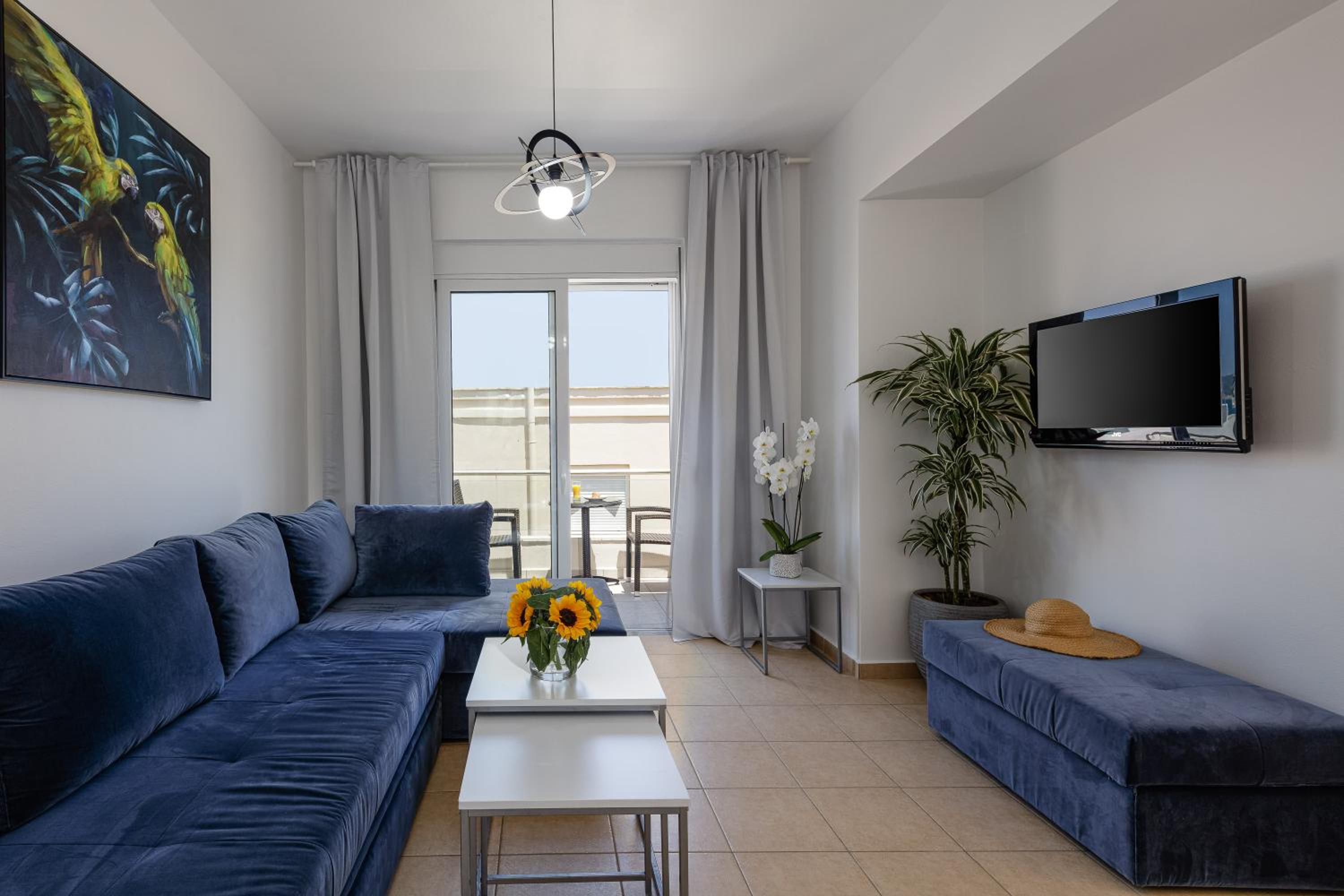 Adelphes Beachfront Apartment with direct connection to the beach view 2