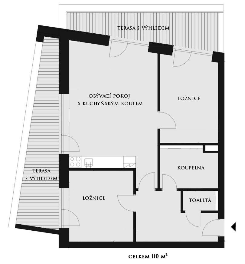 Horský apartmán Nový Javor - s možností využití wellness