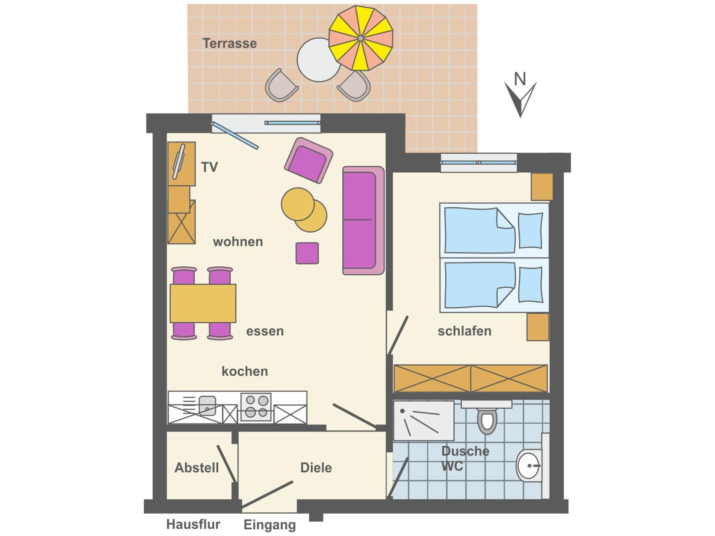 Villa Carpe Diem - Wohnung 2 view 5