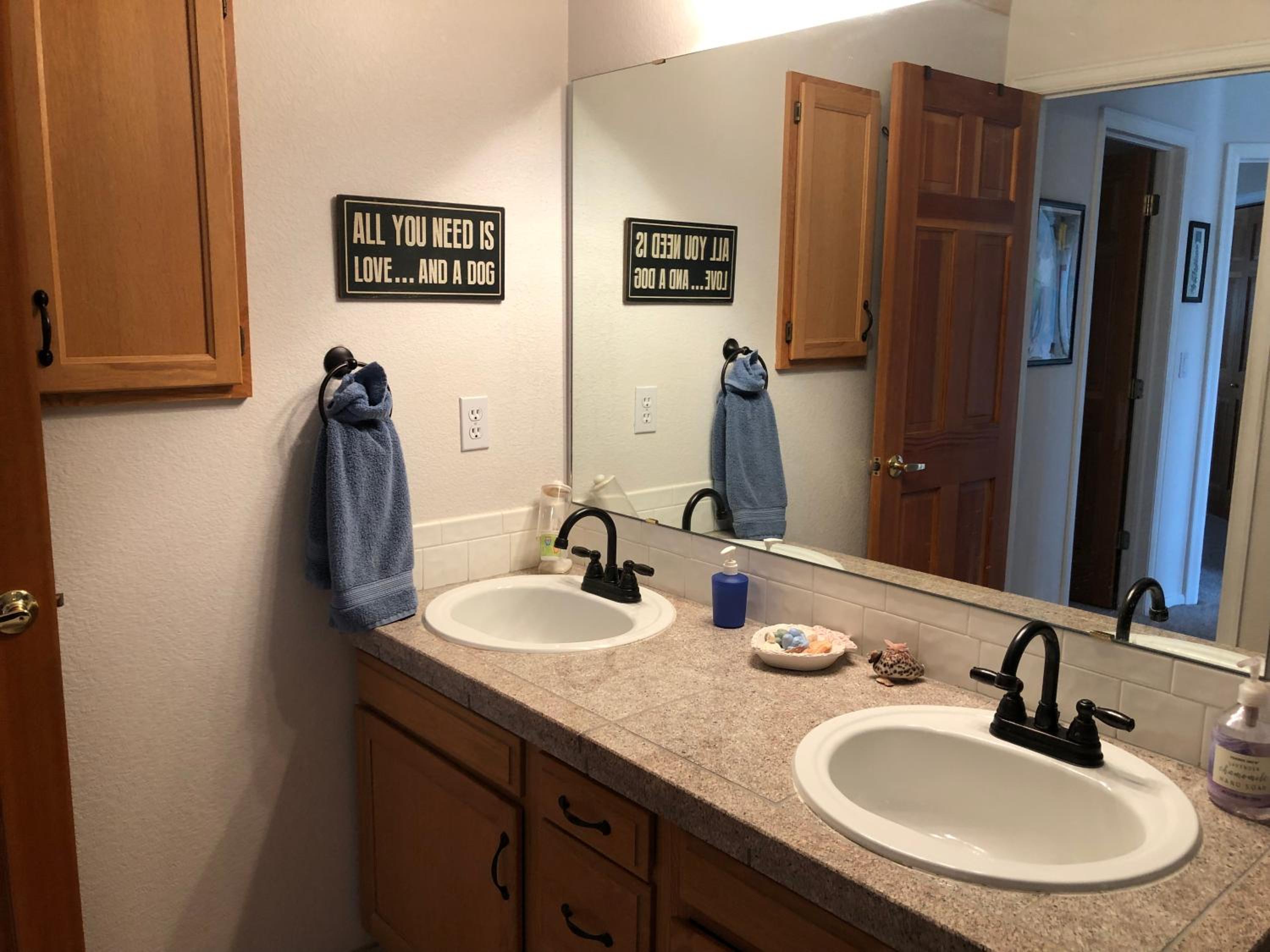 1 or 2 bedrooms with bath in our home at Indian Peaks golf course