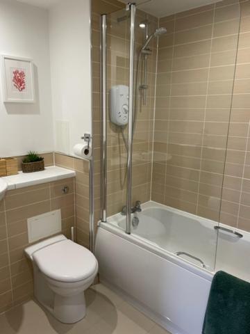 Lux Waterfront 2 bed Apt w free parking & river views, City Centre 15 min walk