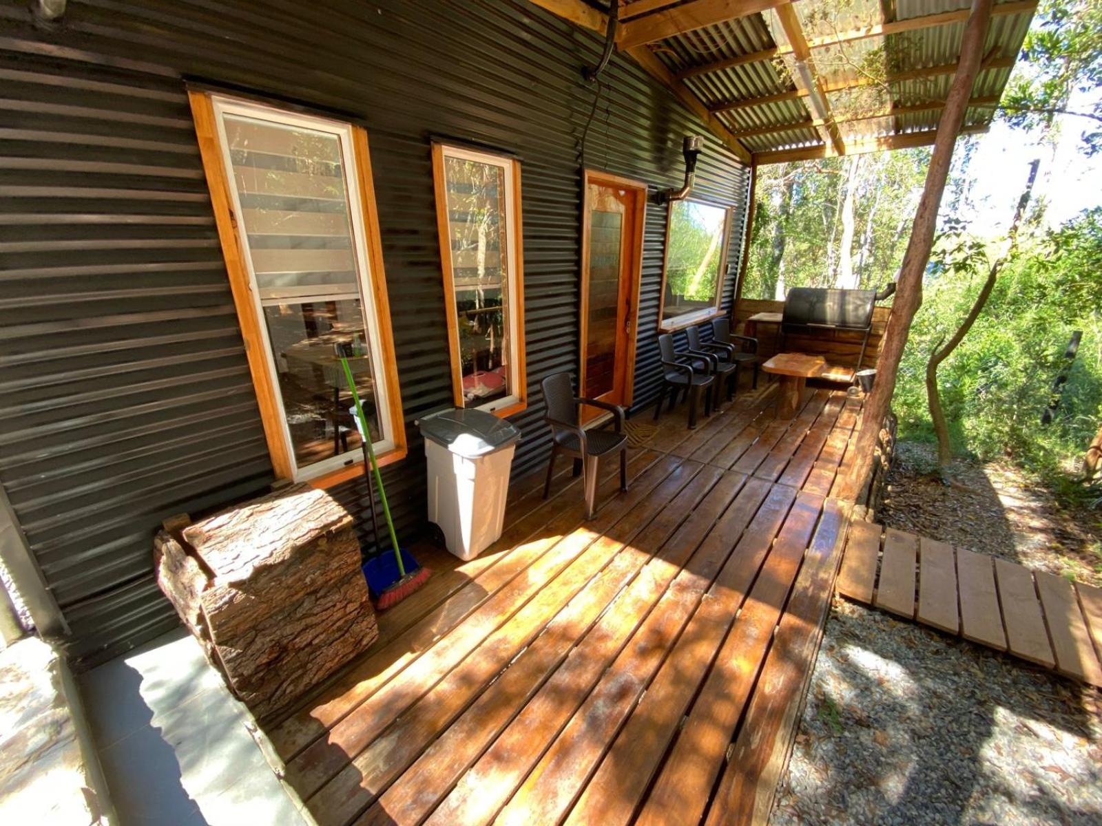 Cabaña con tinaja en bosque Valdiviano