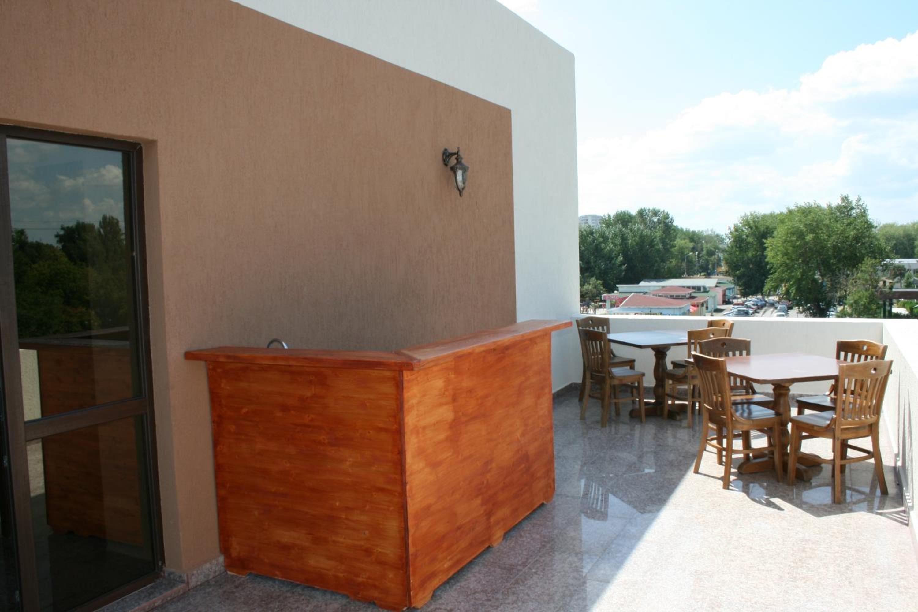 outdoor BBQ area