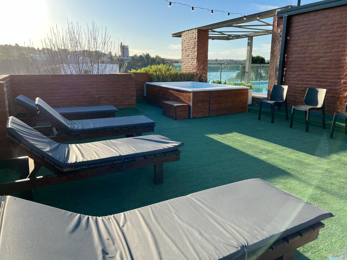 outdoor BBQ area