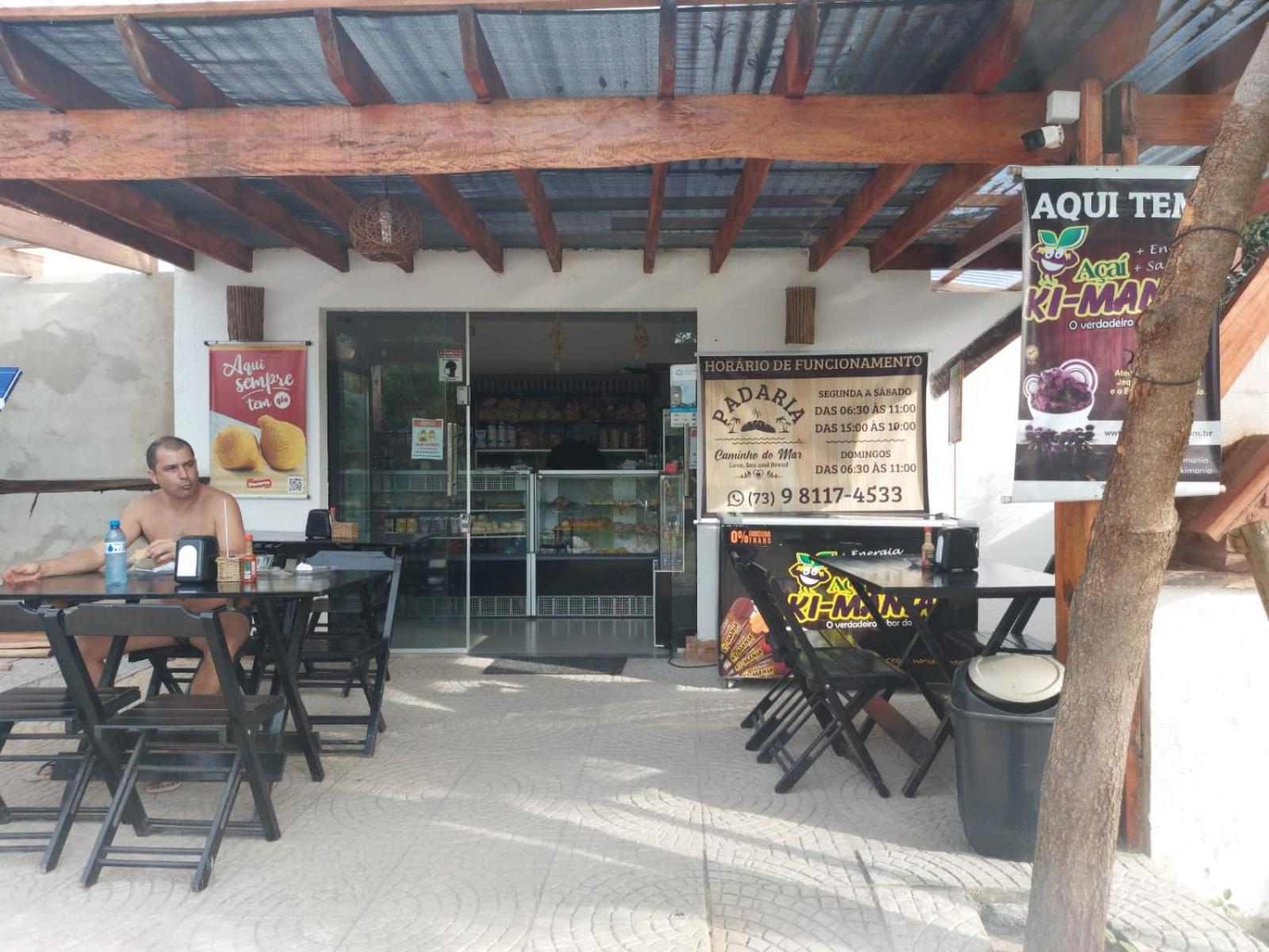 Bangalô 12 na praia de Guaratiba, Prado, ba