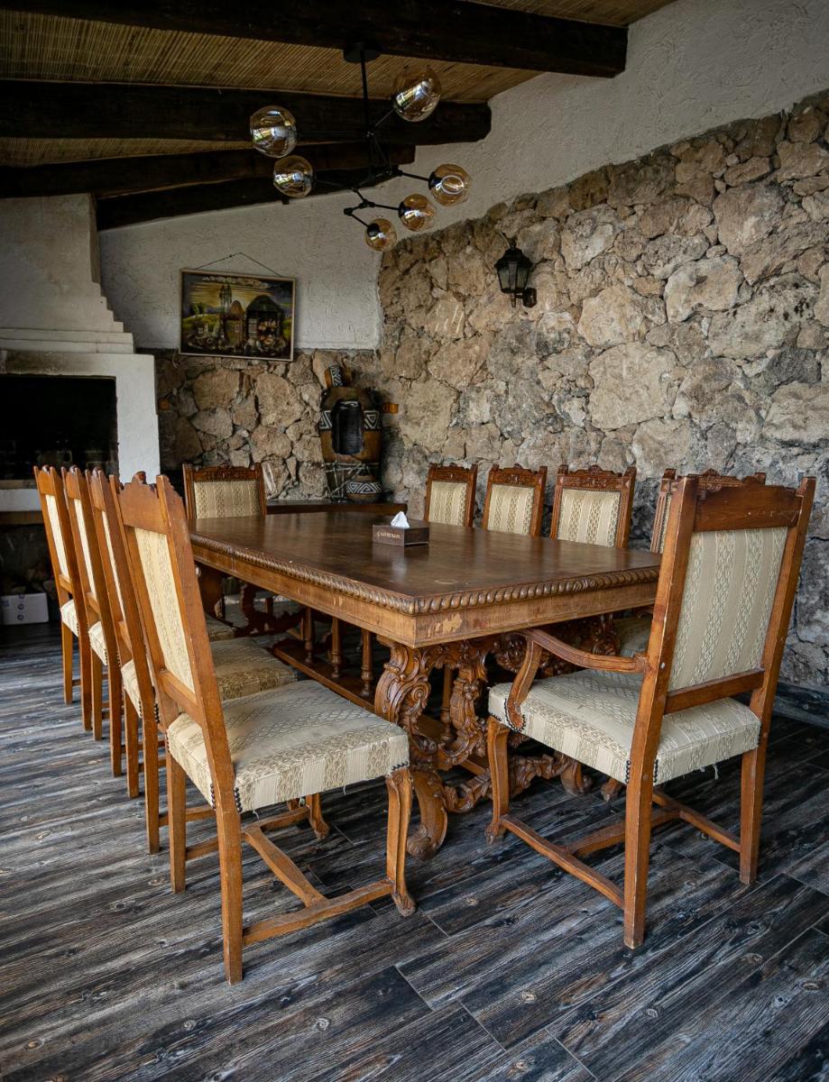 outdoor BBQ area