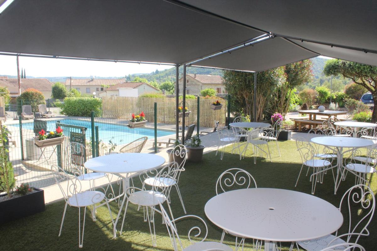 outdoor BBQ area