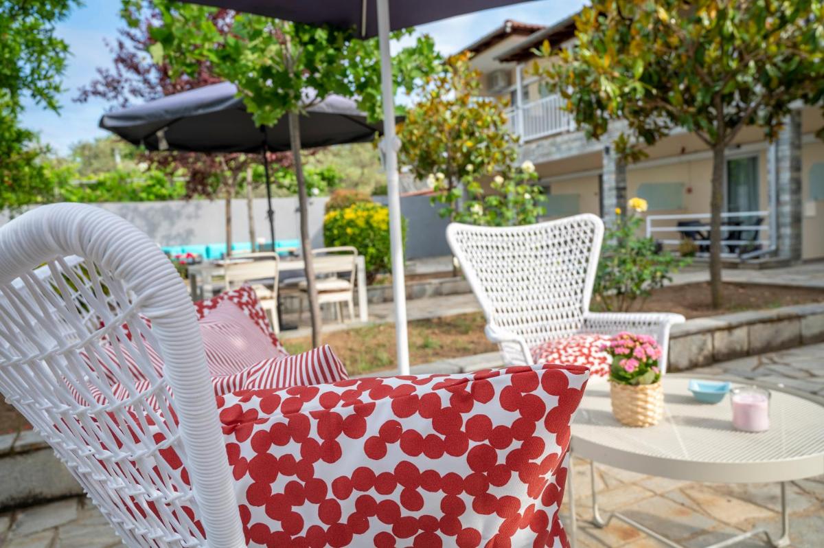 outdoor BBQ area