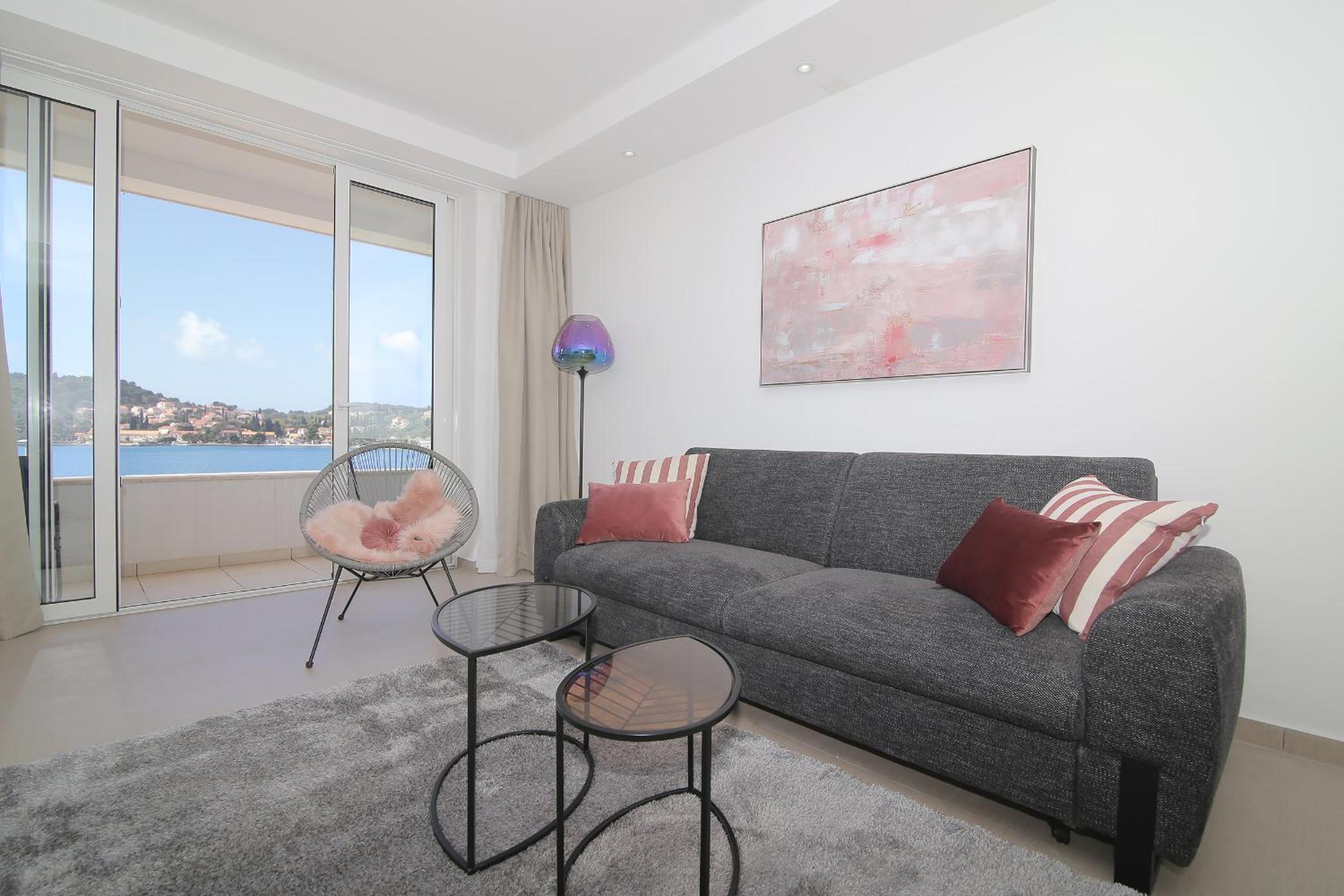 Seaside Apartment M Zaton 3 -SeaView and Parking view 3