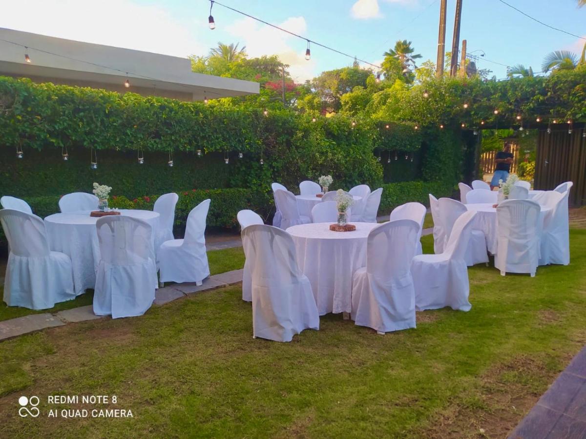 outdoor BBQ area
