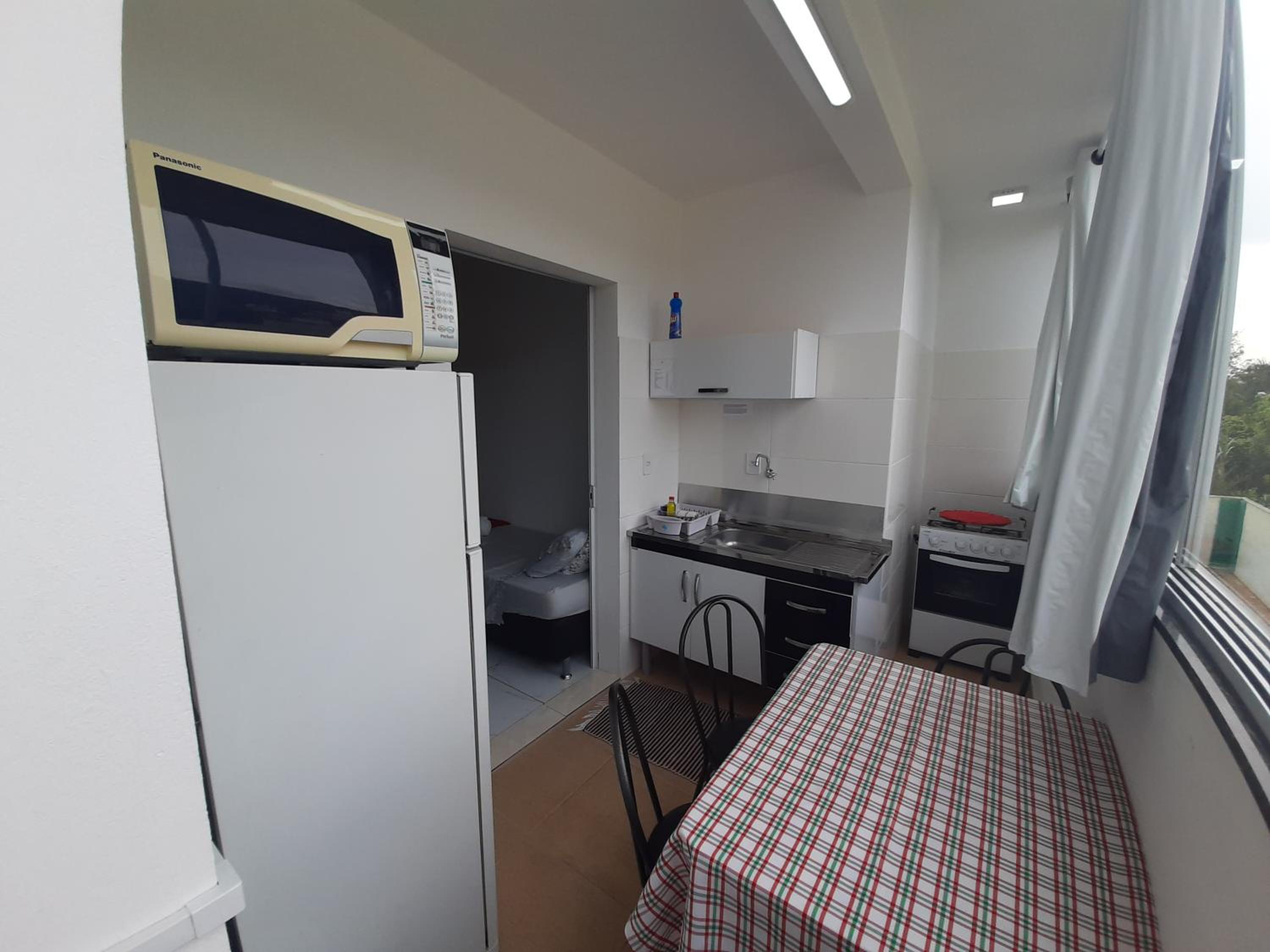 PENHAFLAT, STUDIO COMPLÉTO, C GARAGEM , A 700 m do parque e 120 m da praia