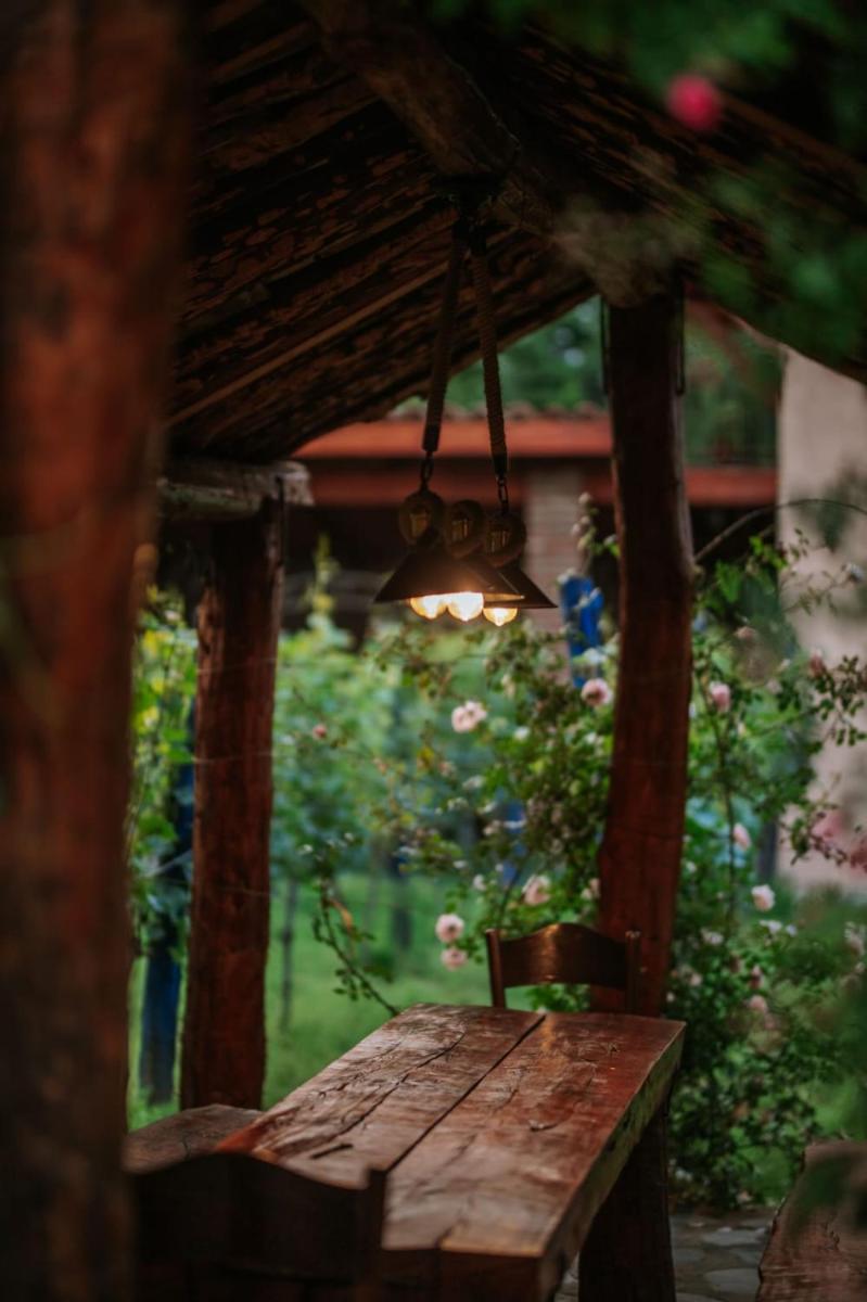 outdoor BBQ area
