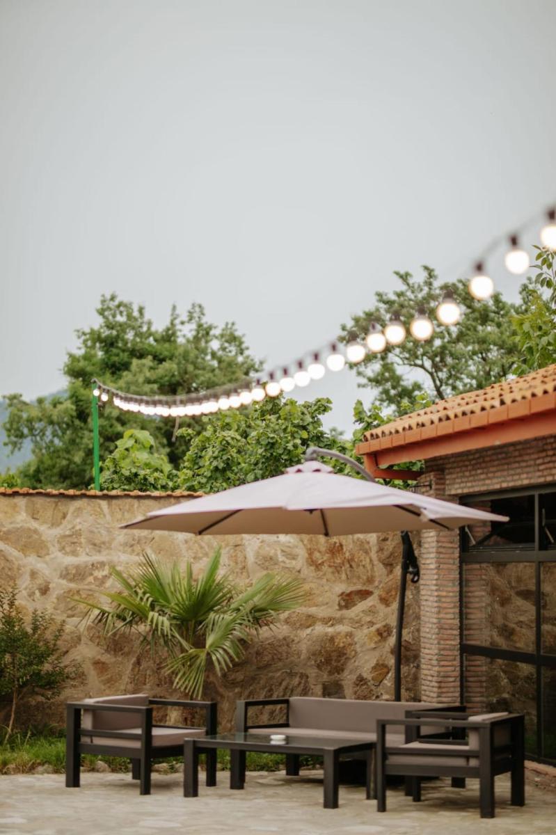 outdoor BBQ area