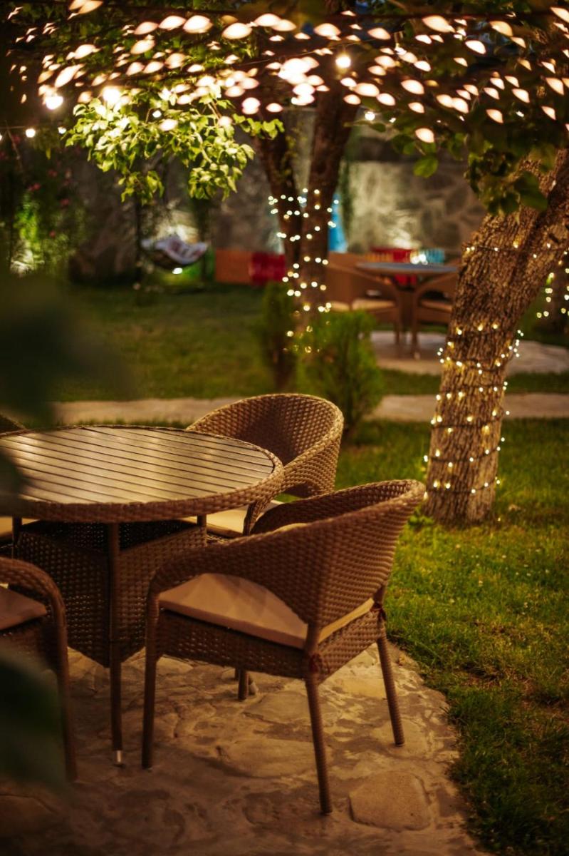 outdoor BBQ area