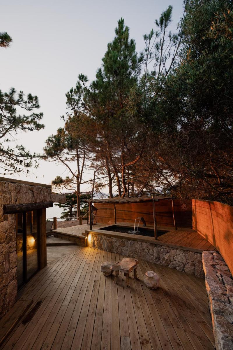 outdoor BBQ area