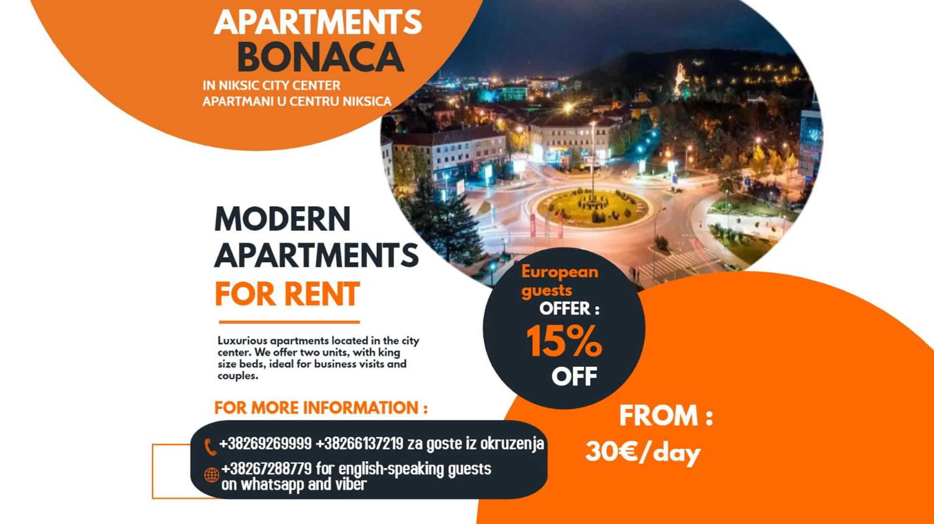 Apartmani Bonaca u Centru Nikšića view 3