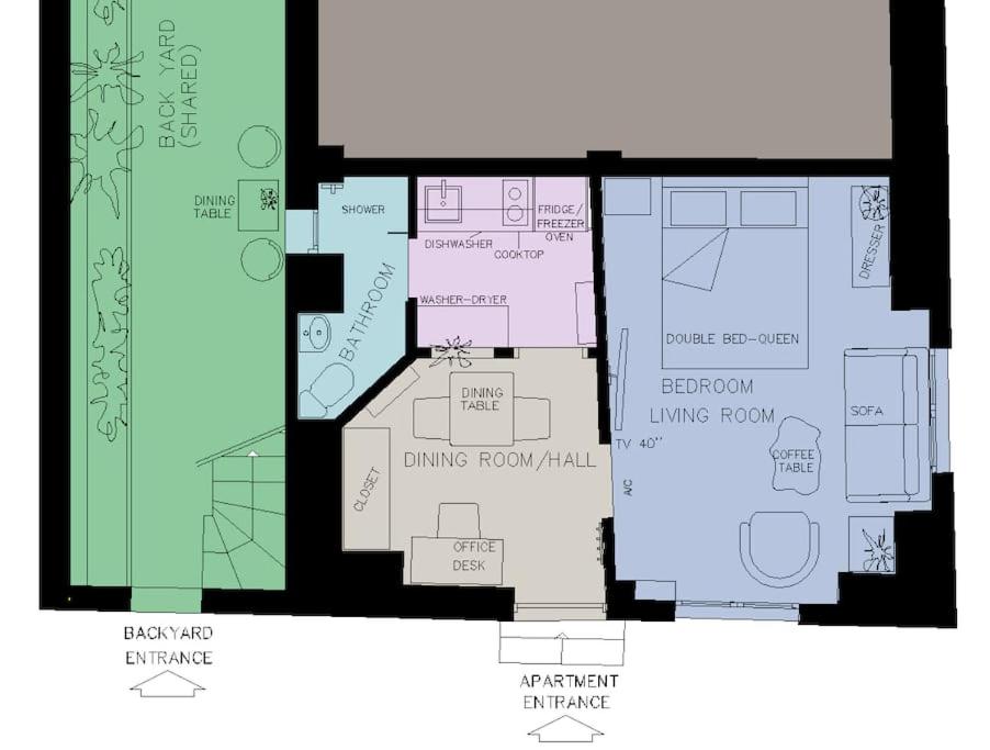 Cute Suite Apt., close to metro and highway