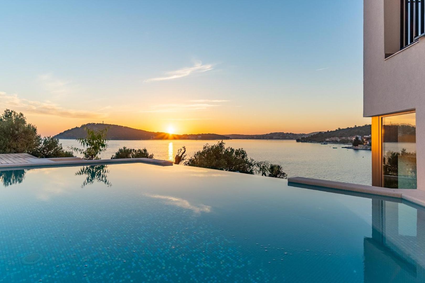 Luxury Seafront Villa Roots with private, heated pool, 5 en-suite bedrooms, enchanting sea views view 3
