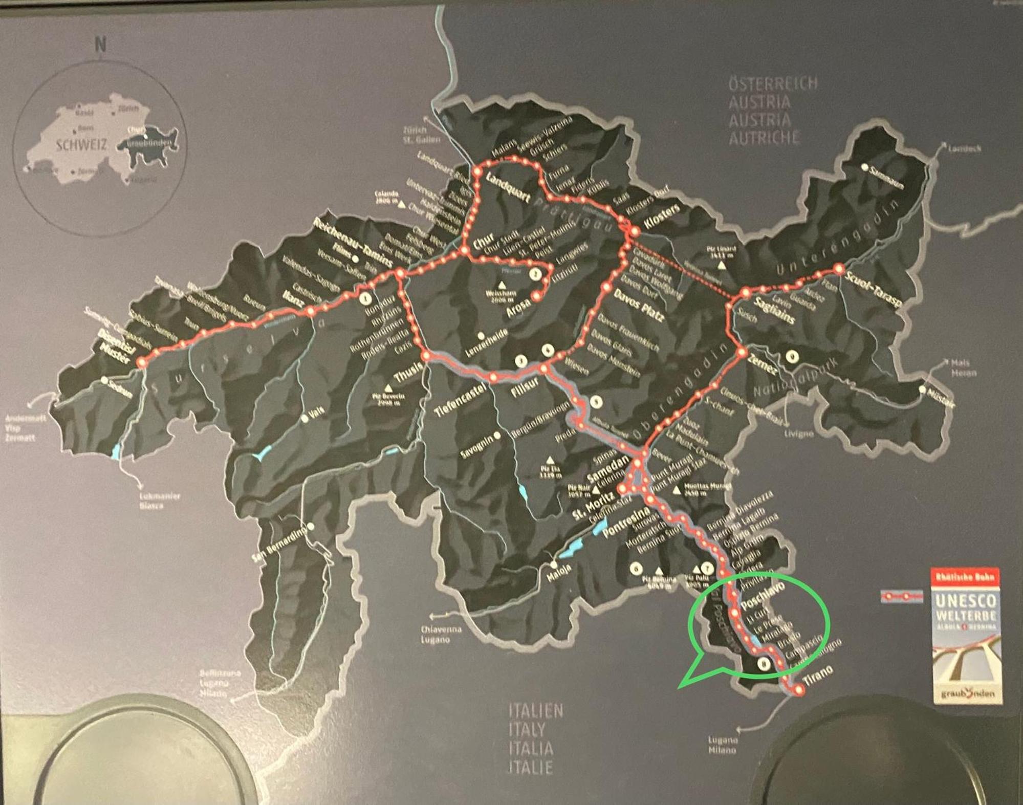 Poschiavo Maiensäss auf 1400m