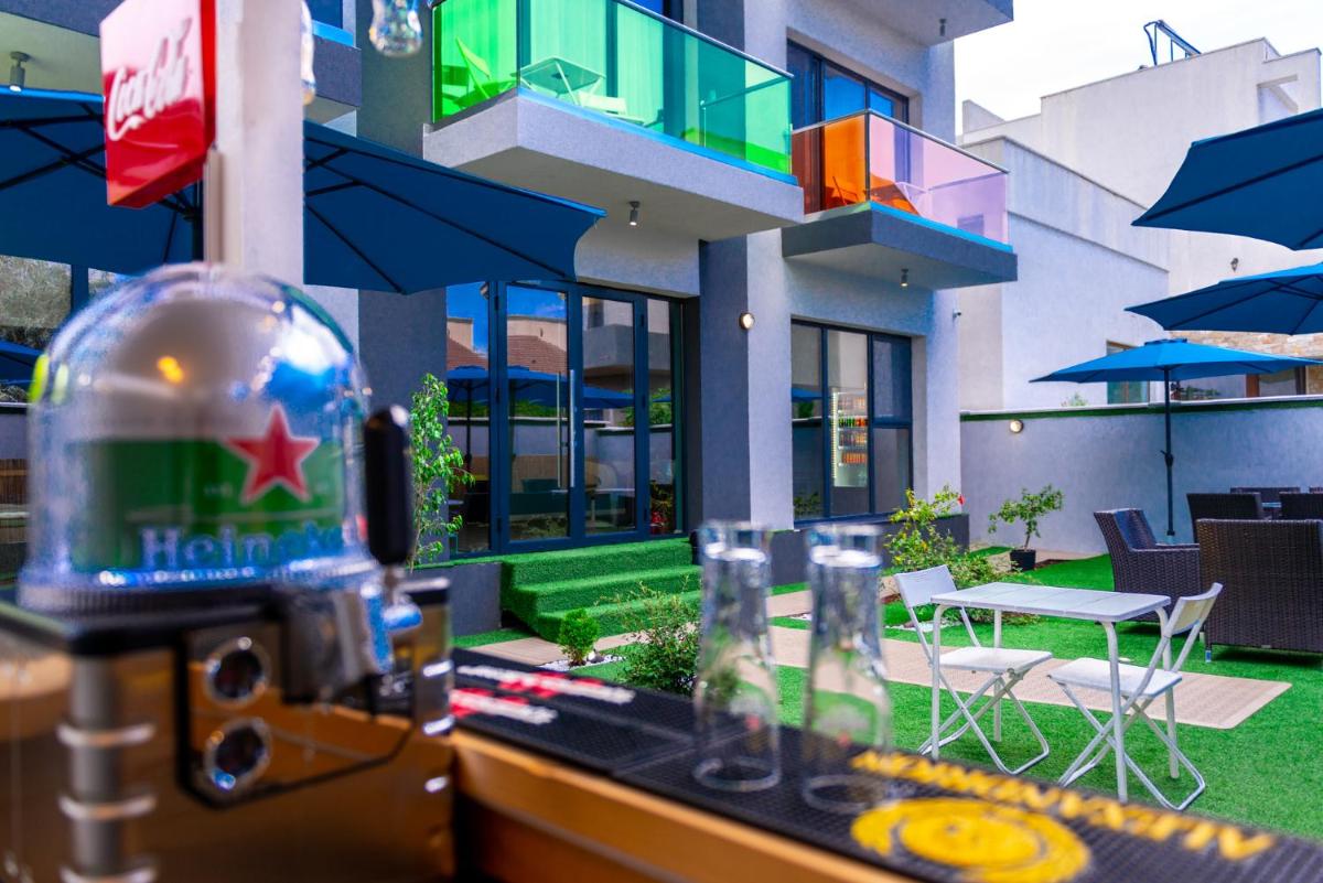 outdoor BBQ area