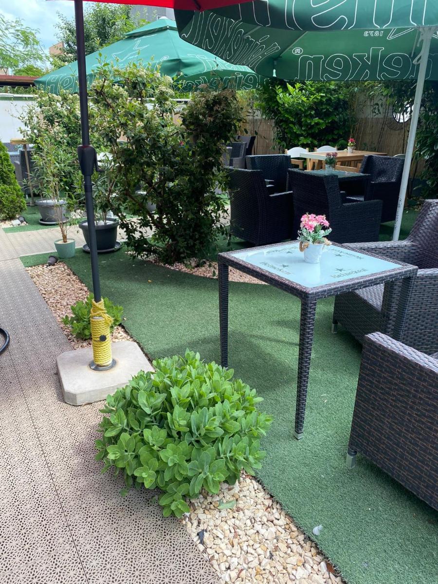 outdoor BBQ area