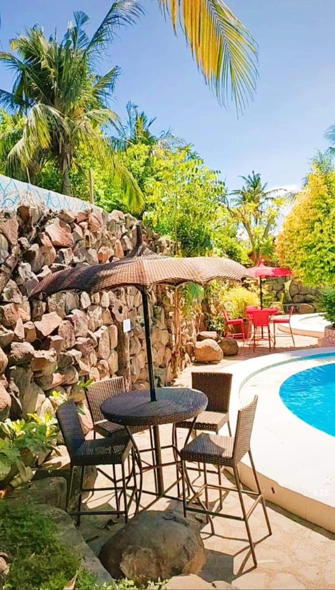 outdoor BBQ area