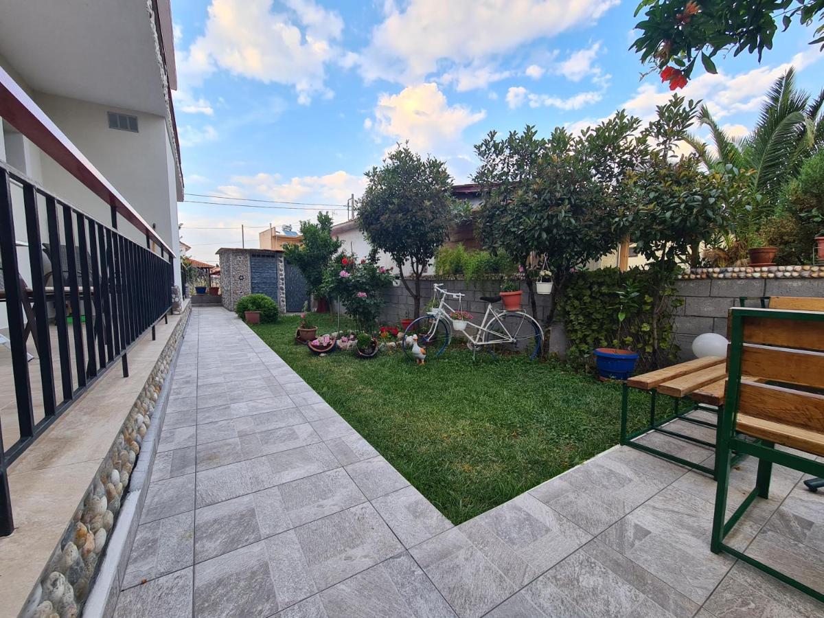 outdoor BBQ area