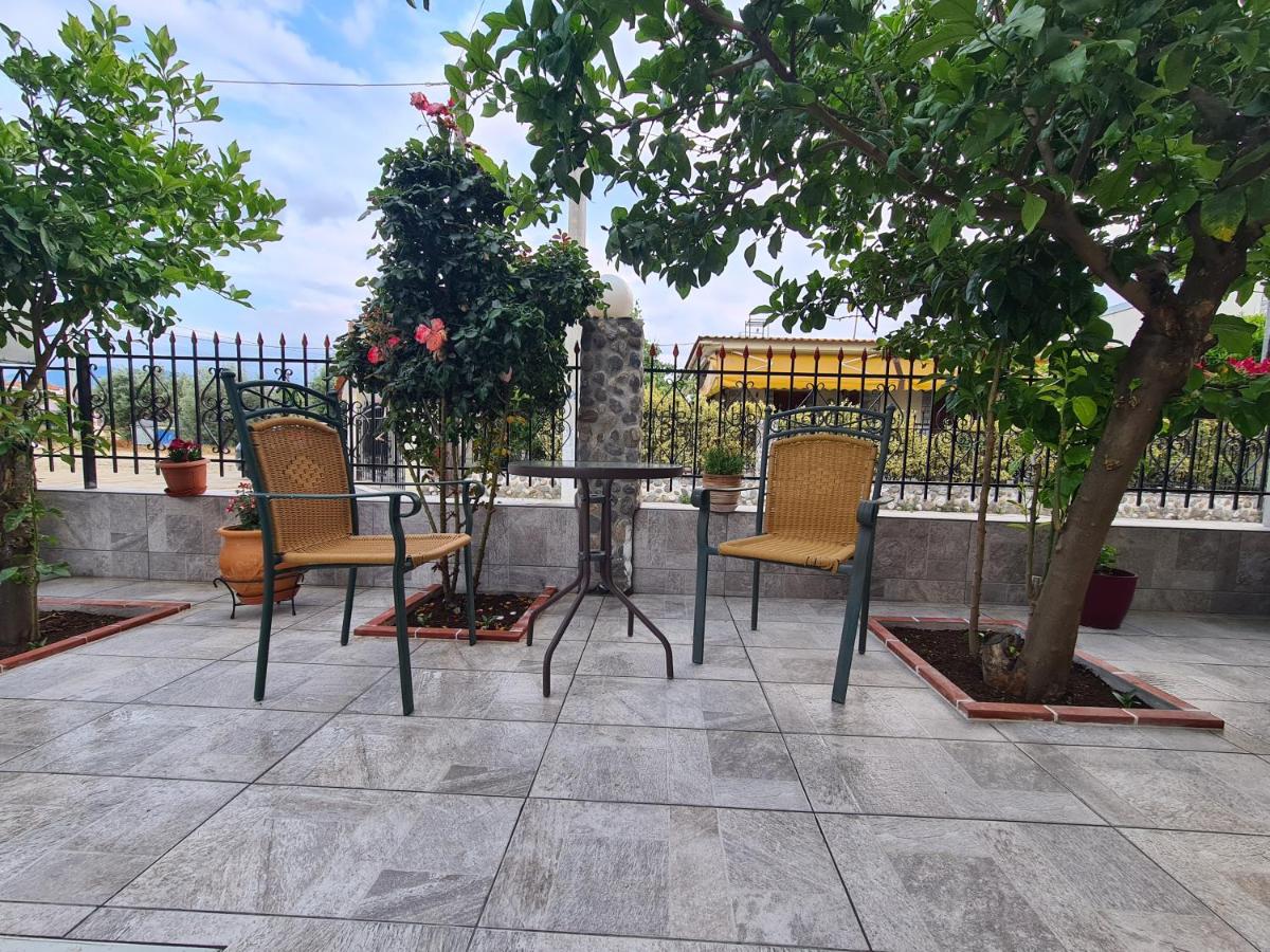 outdoor BBQ area