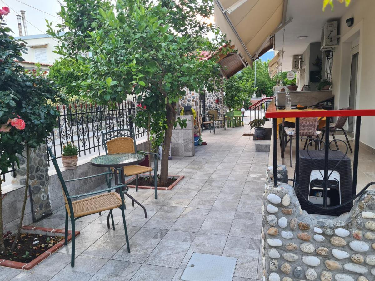 outdoor BBQ area
