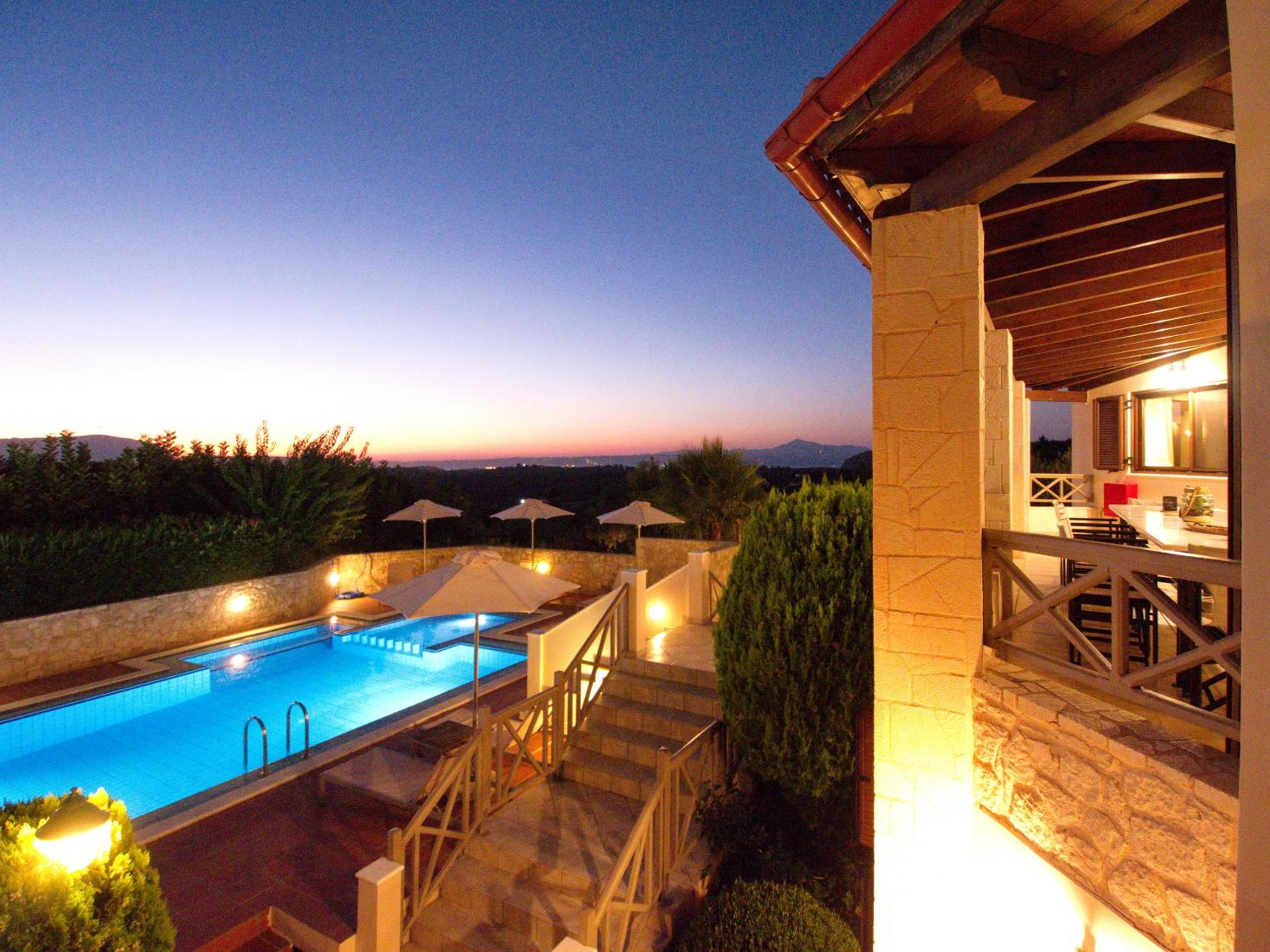 Villa Metapothia Gavalochori Crete view 4