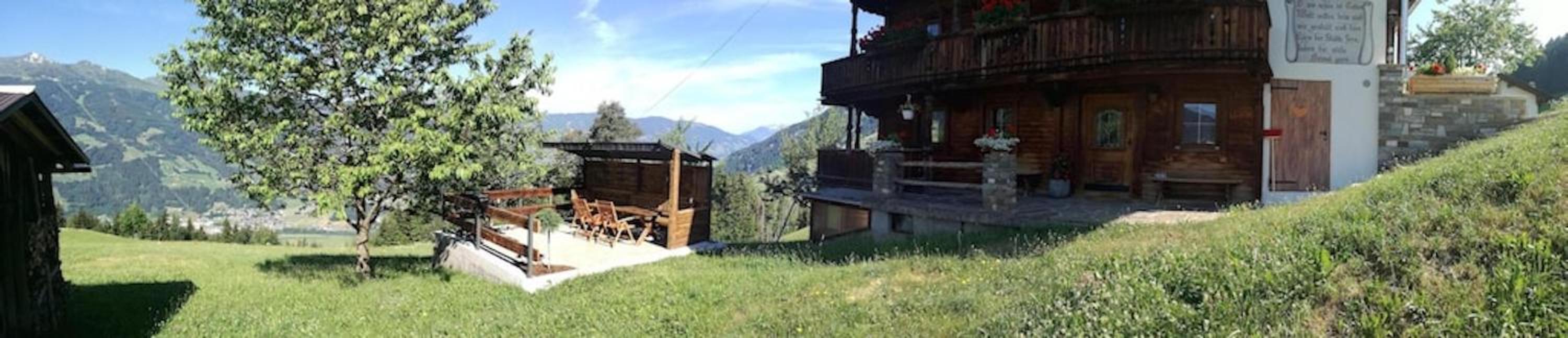 Ferienhaus Obersäuling im Sommer