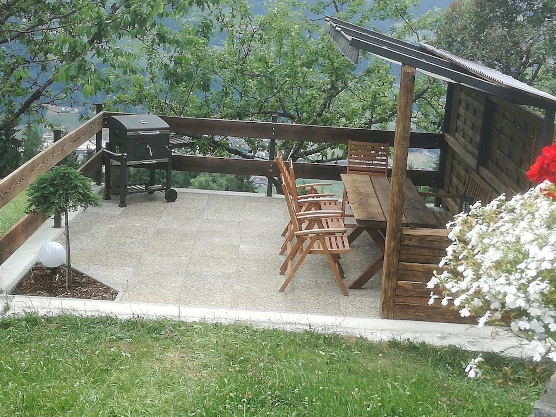 Ferienhaus Obersäuling im Sommer