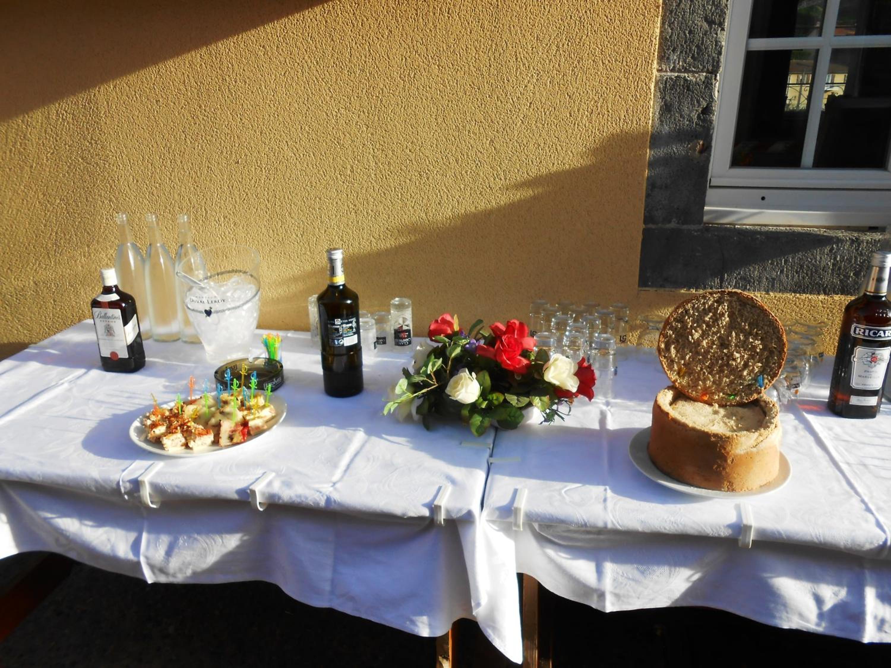 outdoor BBQ area
