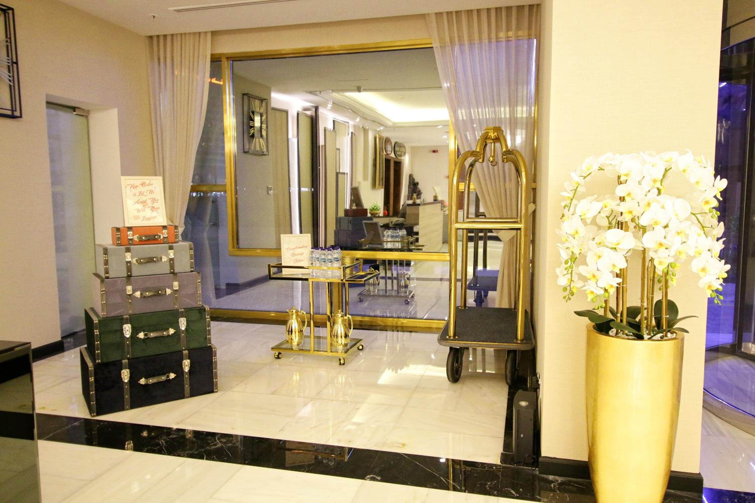 hotel reception