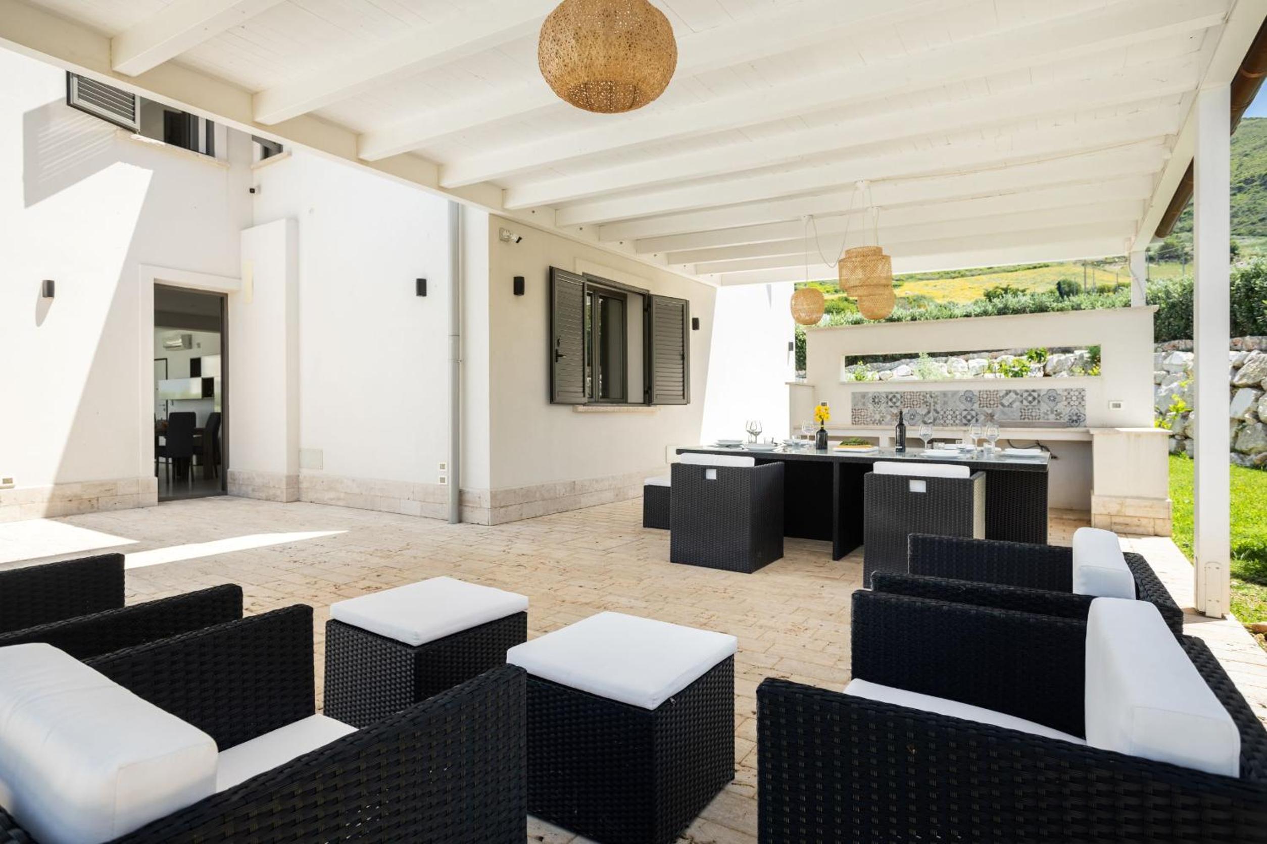 Grande Villa privata con piscina a Scopello view 5