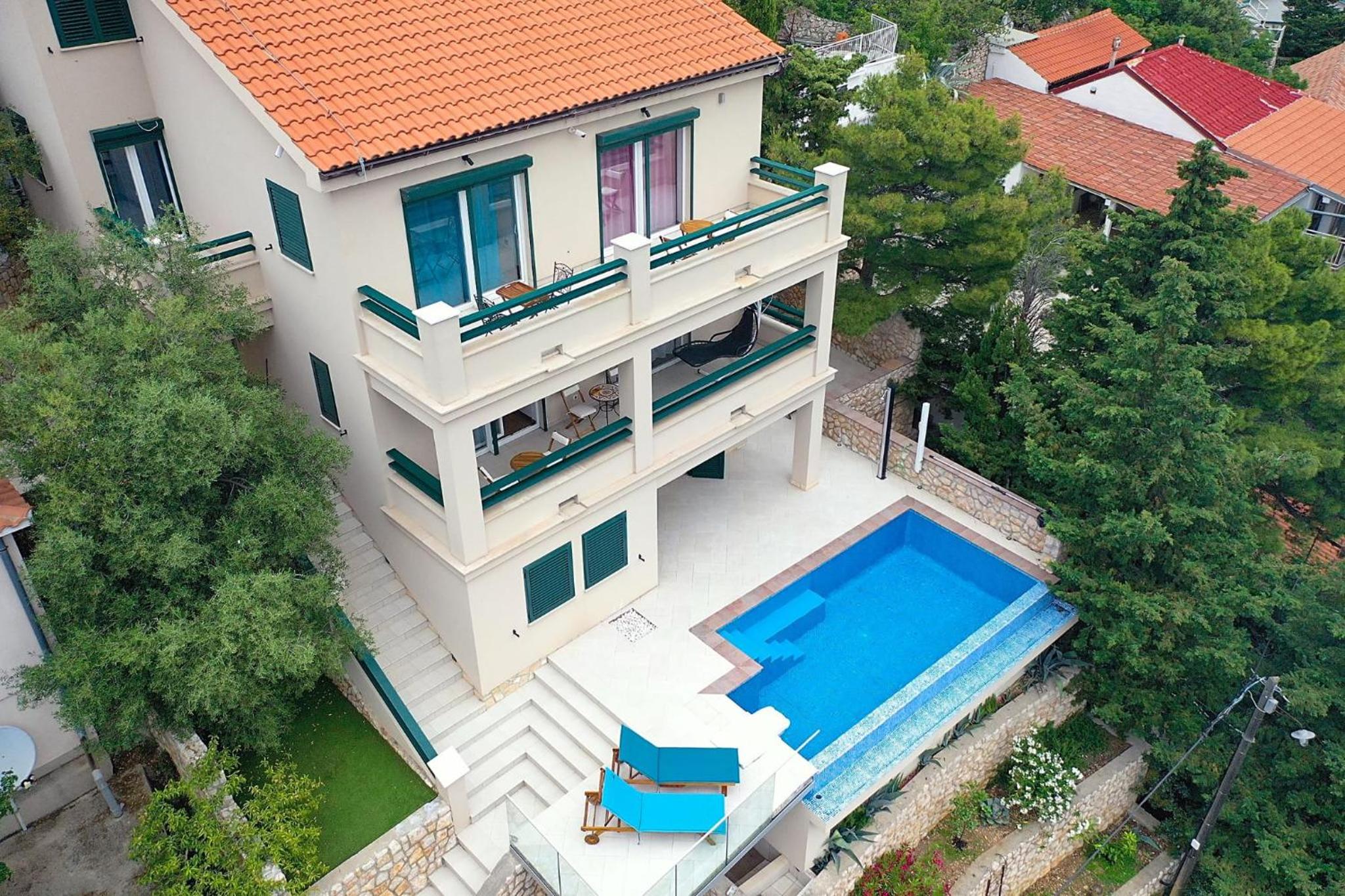 Villa Relax , with seaview and two pools near beach
