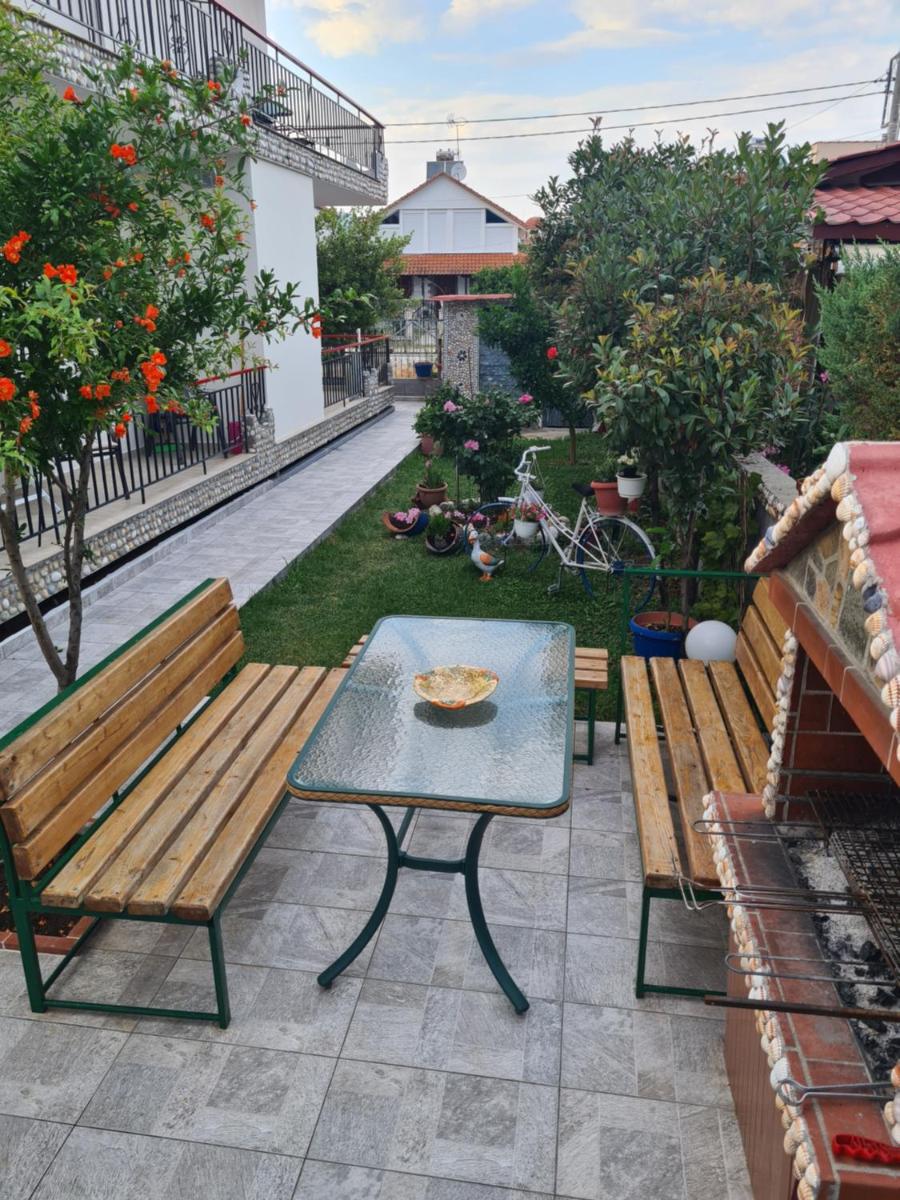 outdoor BBQ area