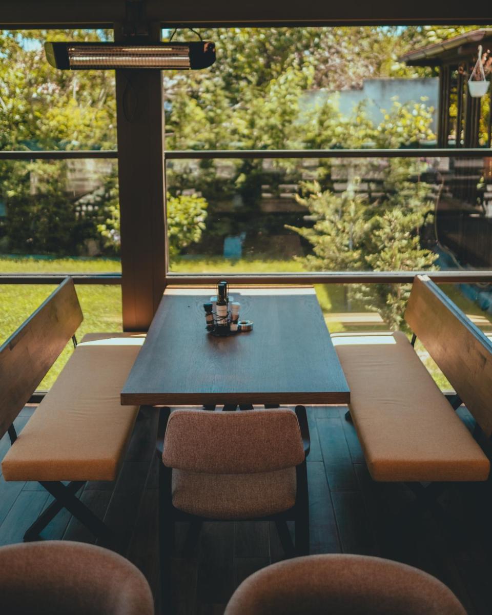 outdoor BBQ area