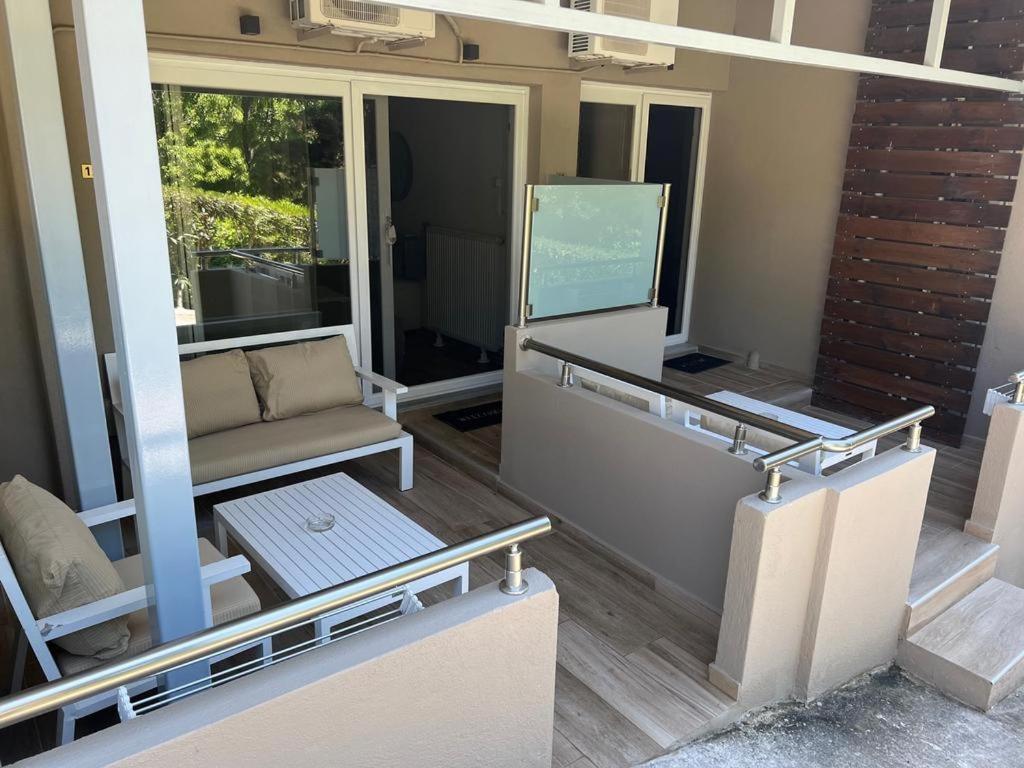 outdoor BBQ area