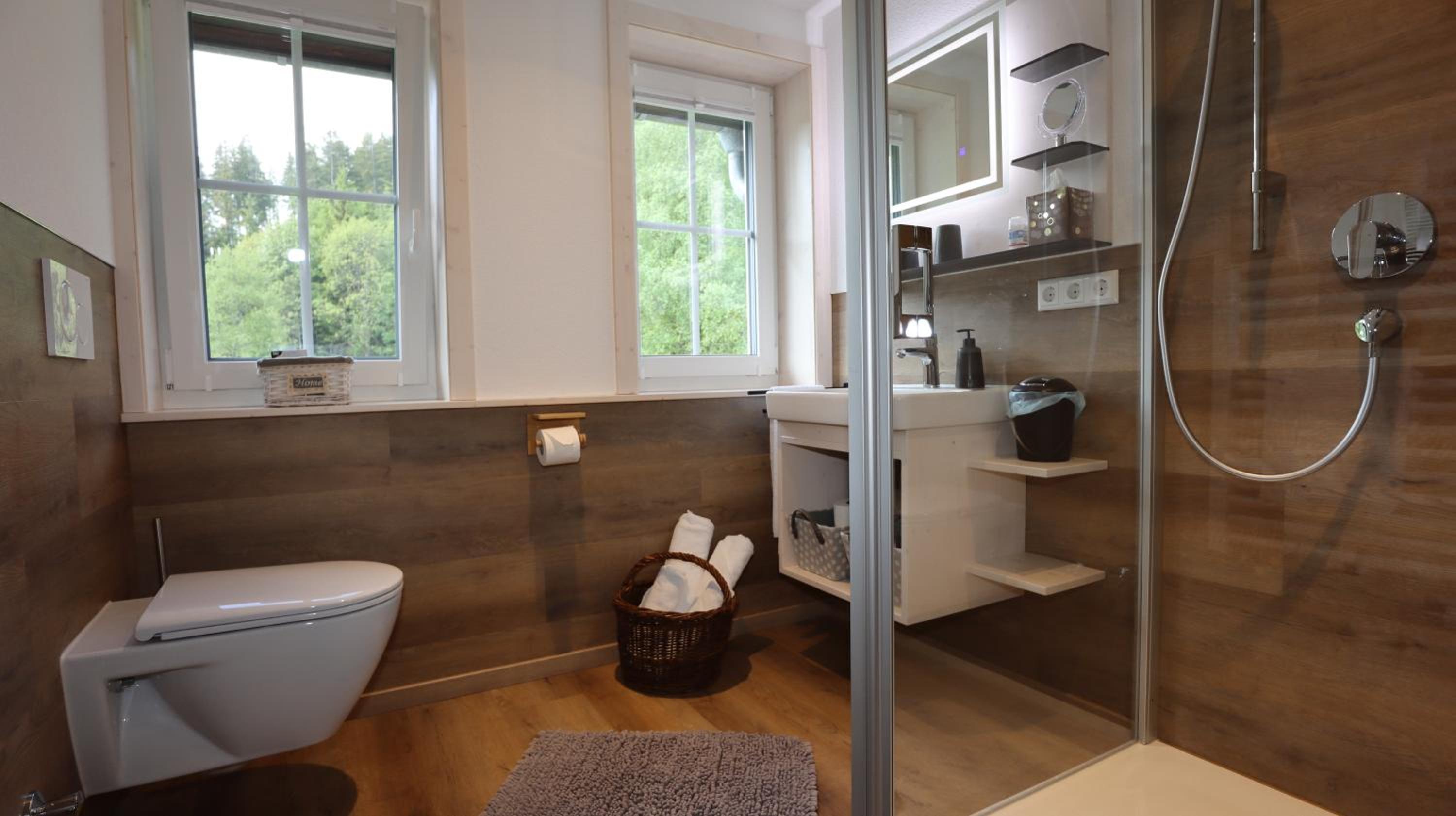 Ferienwohnung Waldrauschen in der Höhenpension Glashütte
