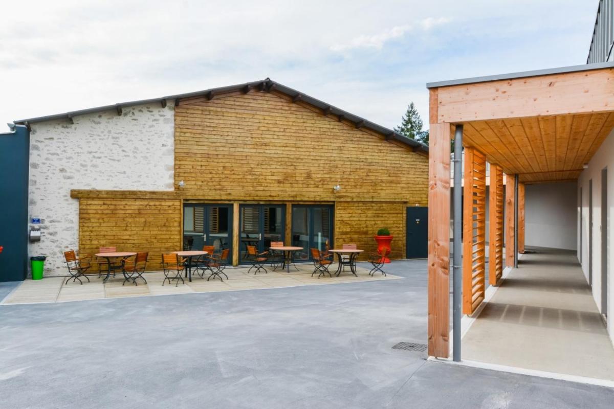 outdoor BBQ area