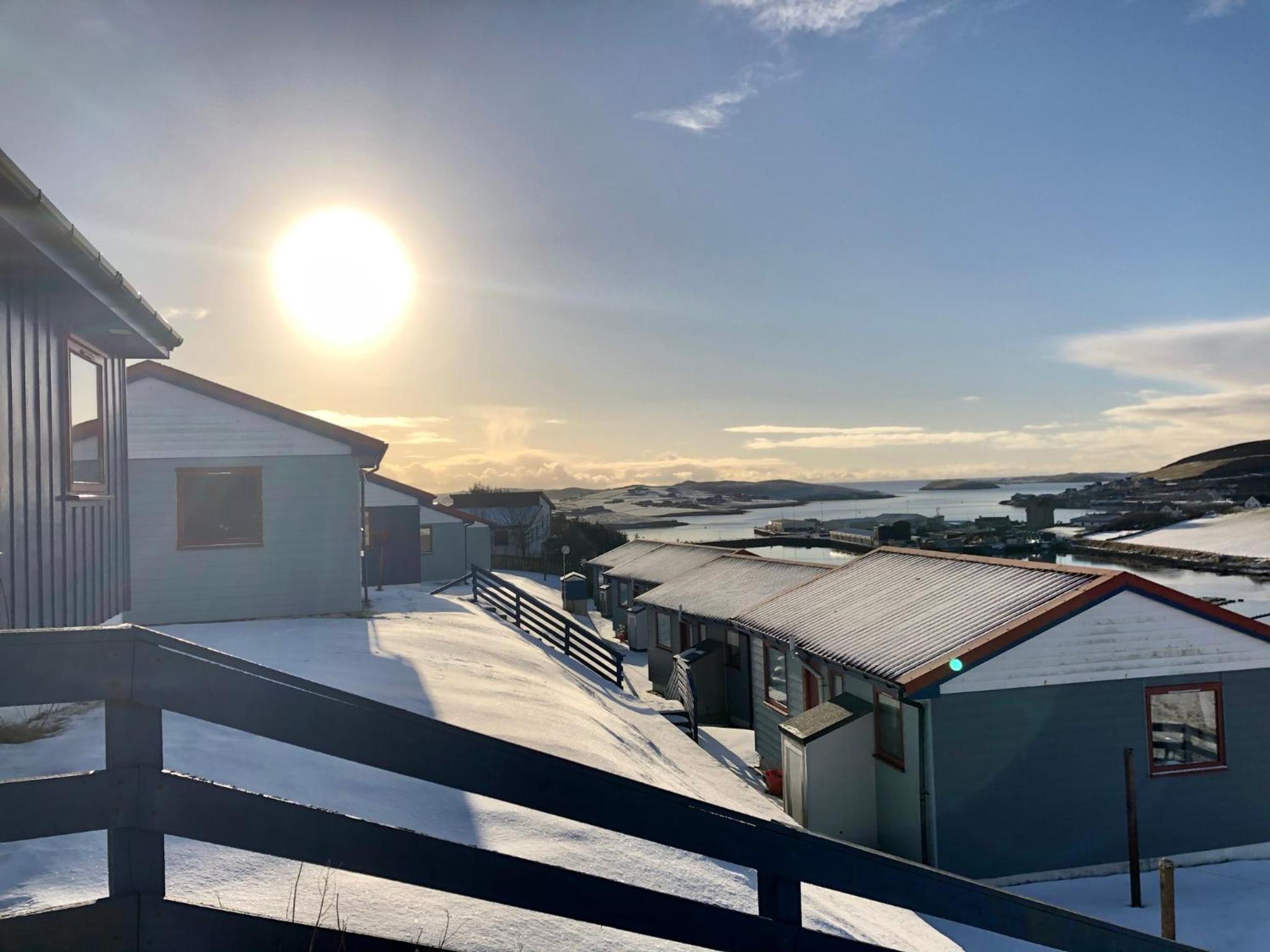Easterhoull Chalets view 2