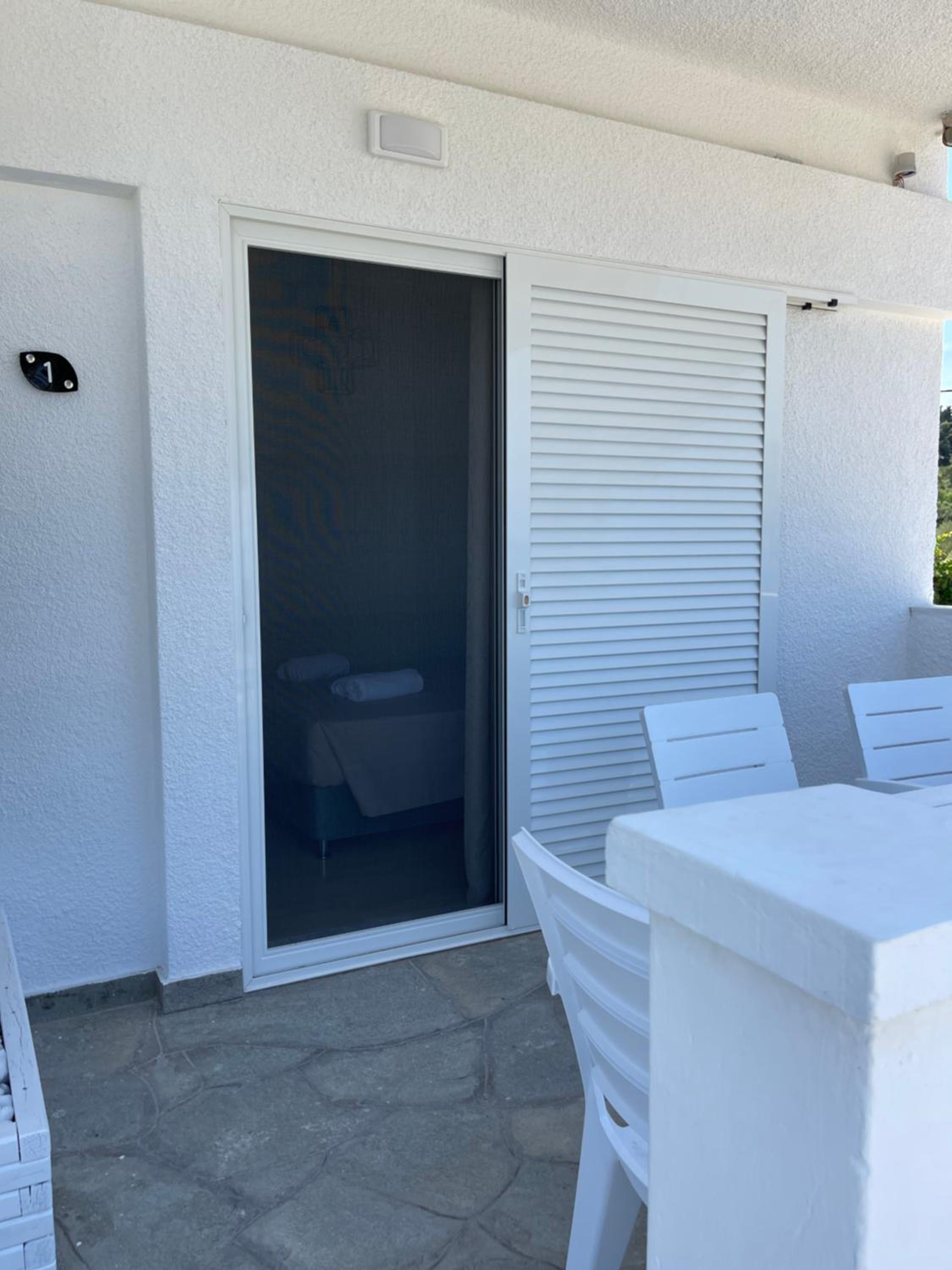 outdoor BBQ area