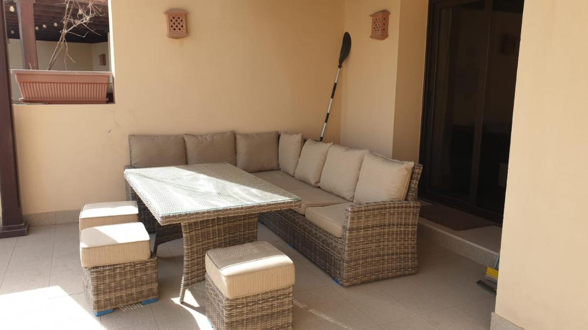 outdoor BBQ area