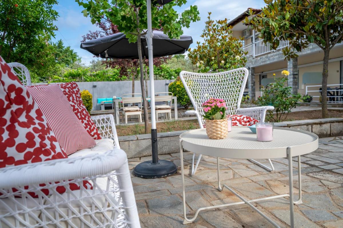 outdoor BBQ area