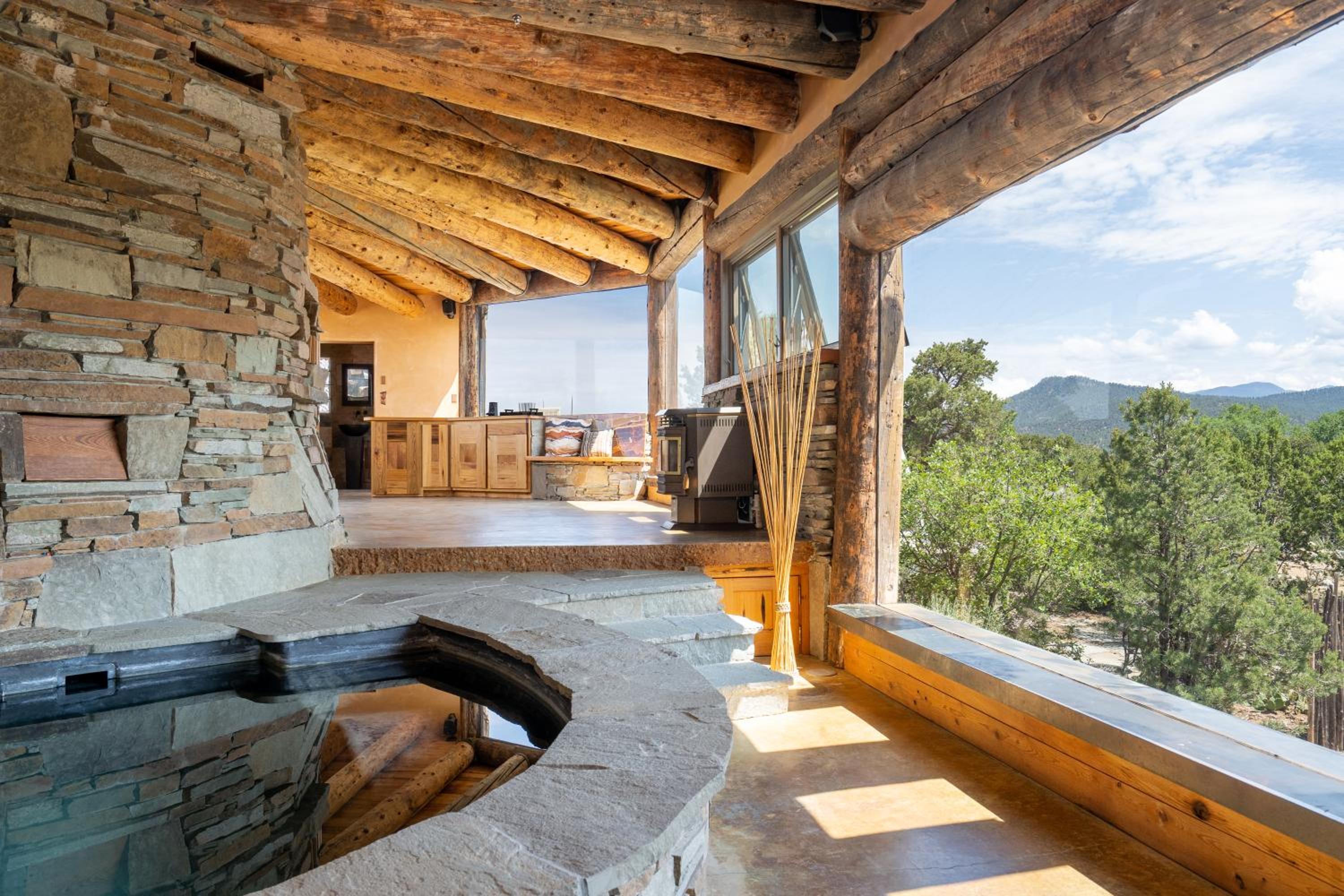 Santa Fe Ridgetop Retreat With 2 Hot Tubs and Views view 3