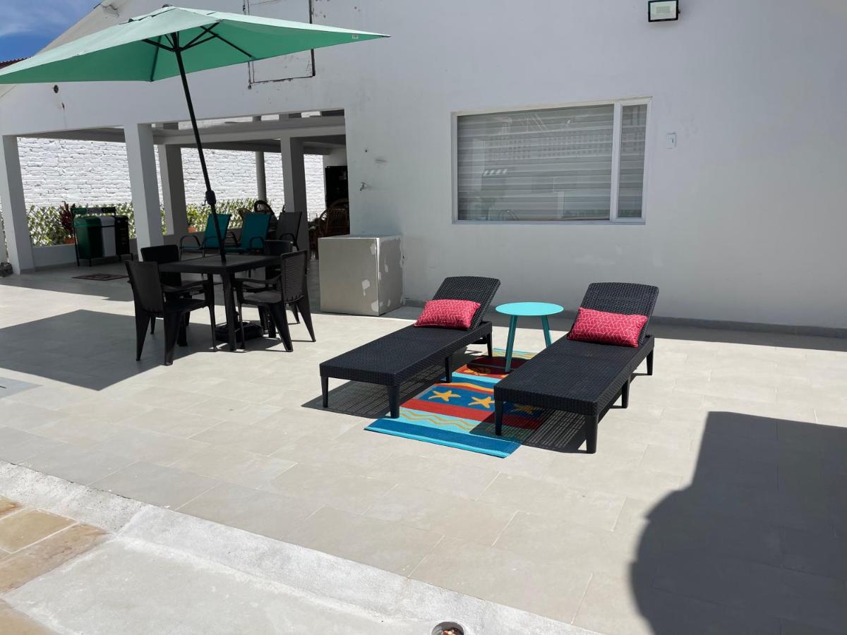 outdoor BBQ area